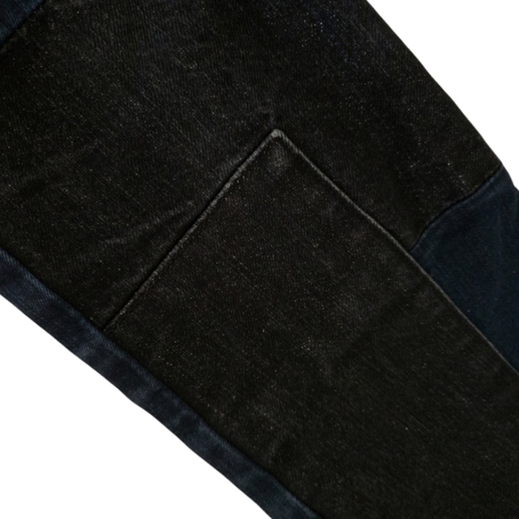 J Brand Nova Rail Patchwork Skinny High Rise Jeans in Bluebird Sz 28 - Picture 6 of 14